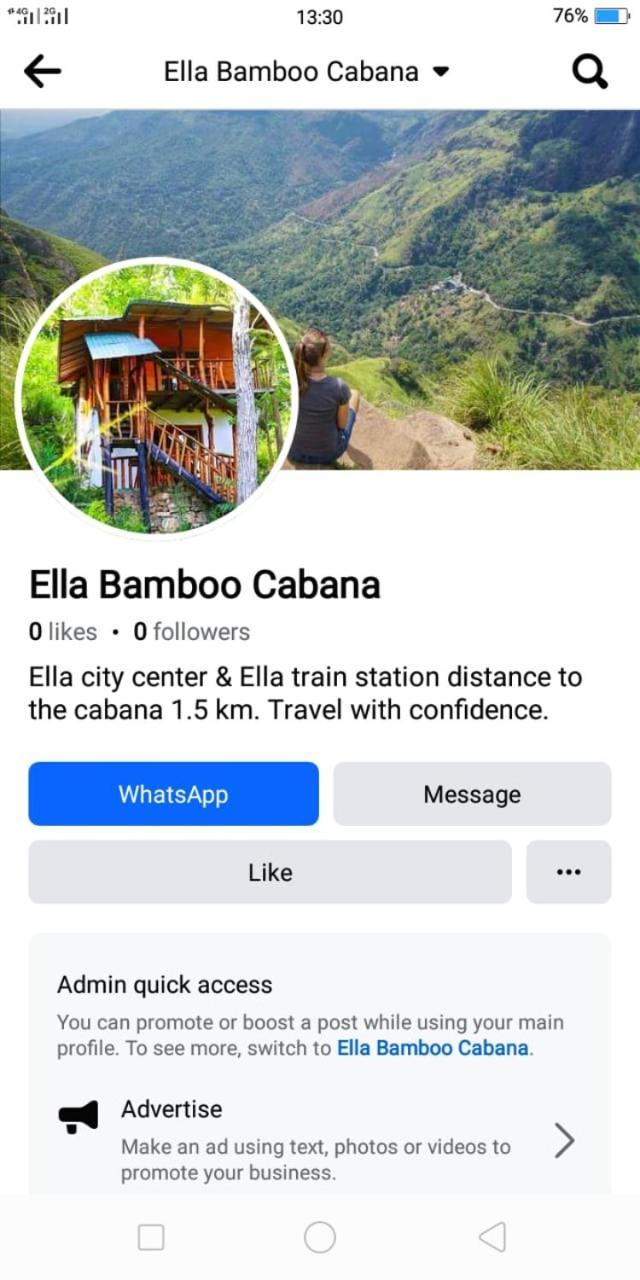 Ella Bamboo Cabana Exterior photo